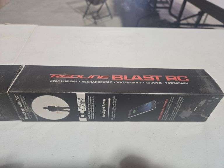 (2) Nebo Rechargable Redline Blast RC Flashlights