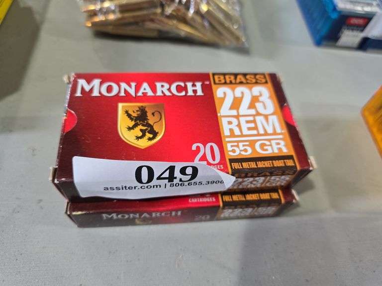 (40) Monarch 223REM 55gr FMJ BT