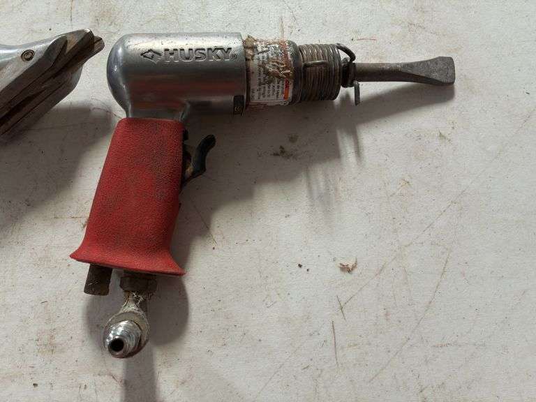 Husky Air Operated Impact Wrench, Central Pneumatic Pistol Grip Air Shears, Husky Pneumatic Air Chis