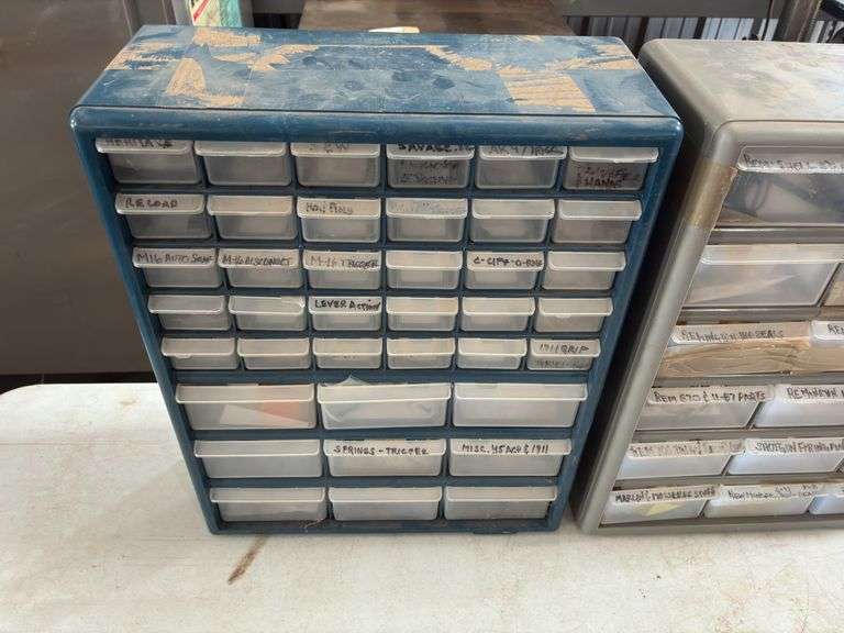 (3) Parts Bin Cabinets