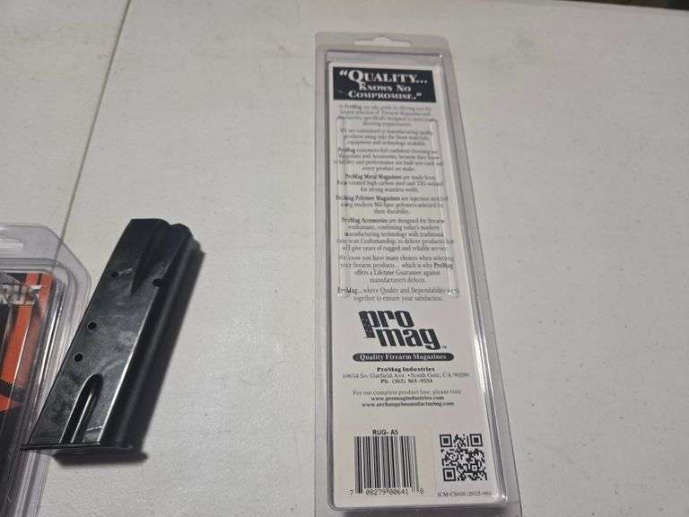 (6) Various Makes and Models 9mm Magazines