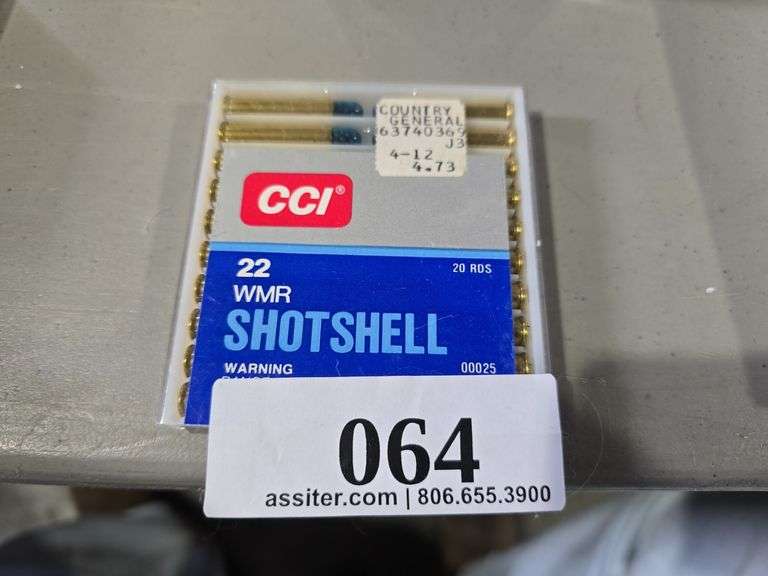 (20) CCI 22WMR Shot Shell
