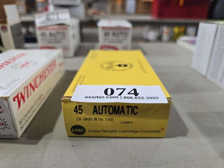 (50) UMC 45Auto 230gr Metal Case