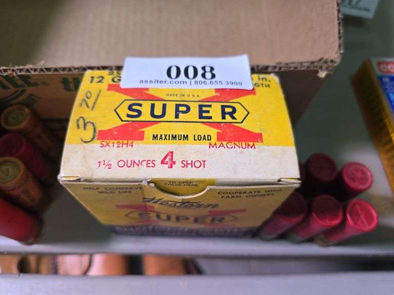 (29) Super X 12ga 23/4-11/2oz 4Shot w/(5) 2 Shot