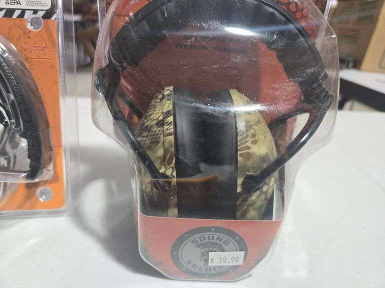 Sound Soldier Passive Range Ear Muffs and Champion Zebra Slim Ear Muffs