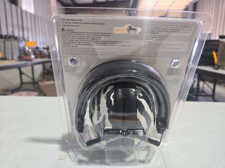 Sound Soldier Passive Range Ear Muffs and Champion Zebra Slim Ear Muffs
