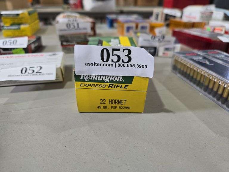 (50) Remington 22 Hornet 45gr PSP Express Rifle