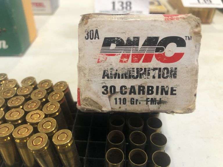 (26) PMC 30 Carbine 110gr FMJ w/(13) Spent Shells