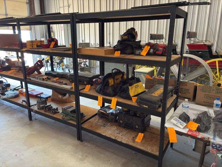 (2) Storage Racks 66’ Tall x 4’ Wide x 2’ Deep (CONTENTS NOT INCLUDED)