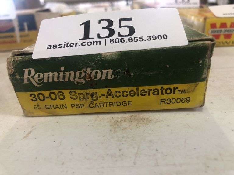 (12) Remington 30-06 Sprg. 55gr PSP w/(6) Speed Accelerator