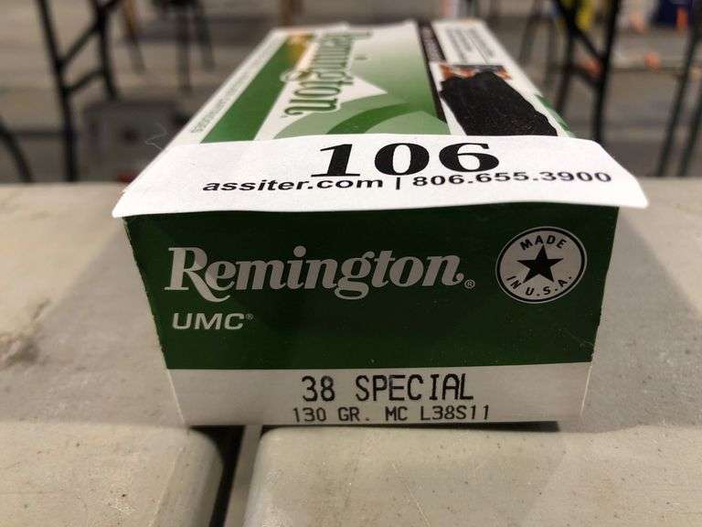 (50) Remington UMC .38Spcl. 130gr MC