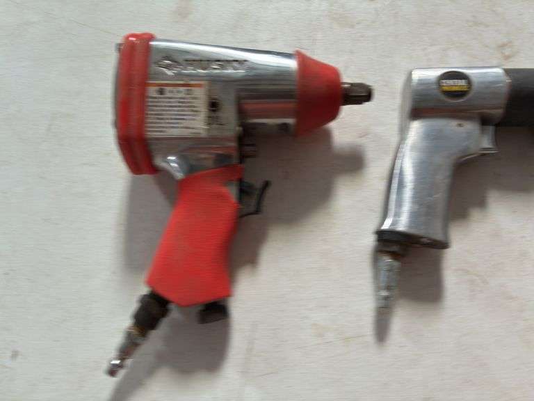 Husky Air Operated Impact Wrench, Central Pneumatic Pistol Grip Air Shears, Husky Pneumatic Air Chis