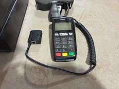 Sharp XE-A207 Cash Register, Ingenico Credit Card Reader, and Office Depot Price Gun