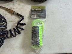 Extension Cord, (2) Recoil Air Hoses, (2) Airless Dolly Wheels