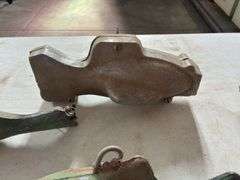 Lead Fish Weight Mold w/(4) Lead Fish and Lead Pieces in Bucket