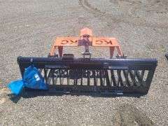 76" Skid Steer Skeleton Grapple Single Cylinder