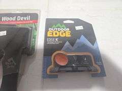 Outdoor Edge Wood Devil Survival Axe and Sharpener