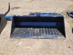 78" Skid Steer Bucket w/Blade