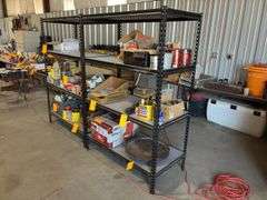 (2) 6’ Tall x 4’ Wide x 2’ Deep Storage Racks (CONTENTS NOT INCLUDED SHELVING ONLY)