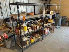 (2) 6’ Tall x 4’ Wide x 2’ Deep Storage Racks (CONTENTS NOT INCLUDED SHELVING ONLY)