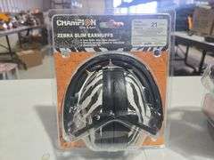 Sound Soldier Passive Range Ear Muffs and Champion Zebra Slim Ear Muffs