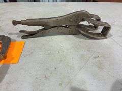 Vise C-Clamp, Vise Grips, and Vise Grip Welding Clamp