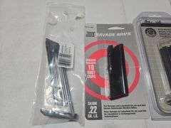 (3) Small .22 Magazines and (2)  32 ACP Magazines