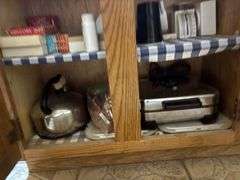 Foil, plastic bags, waffle maker, misc