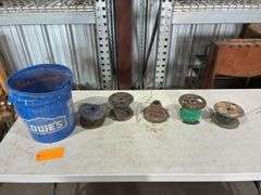 (5) Partial Spools of Various Wire