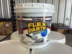 (5) 3 Lb Tubs of Flex Paste and (4) Plastic Putty Knives