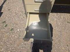 (2) Metal Desk
