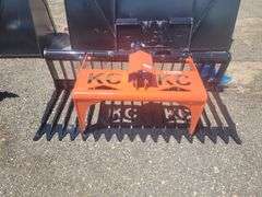 76" Skid Steer Skeleton Grapple Single Cylinder