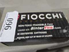 (50) Fiochi 9mm Luger 100gr RHVF Centerfire