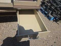 (2) Metal Desk