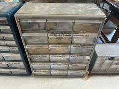(3) Parts Bin Cabinets