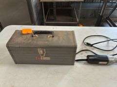 Toolbox w/ Varispeel Grinder and Attachments