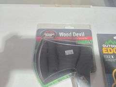 Outdoor Edge Wood Devil Survival Axe and Sharpener