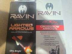 (6) Ravin Crossbow Bolts w/Fingerless Gloves