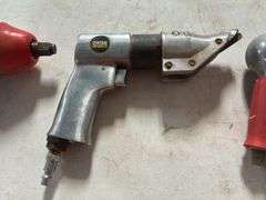 Husky Air Operated Impact Wrench, Central Pneumatic Pistol Grip Air Shears, Husky Pneumatic Air Chis