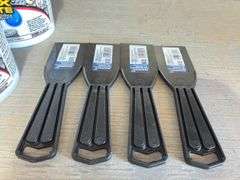 (5) 3 Lb Tubs of Flex Paste and (4) Plastic Putty Knives