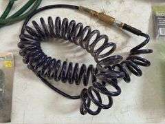 Extension Cord, (2) Recoil Air Hoses, (2) Airless Dolly Wheels