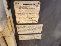 Cushman  Flatbed Industrial Truck Type G