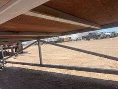 4x12x32 Steel Top Workbench on Casters