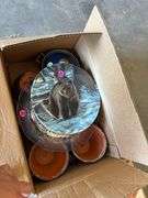 Plates, pots jars