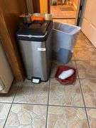Trash cans tape dispenser tape rolls trash bag