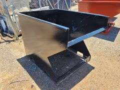 2 Yard Skid Steer Trash Hopper