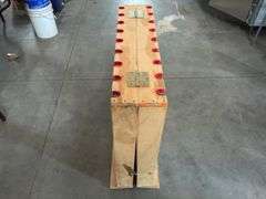 Foldable 10 Slot Wooden Gun Rack 32”Long x 33.5” Tall