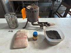 Lead Smelter w/Tub, Bag, and Bottle of Shot