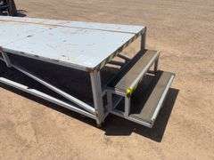 4x12x32 Steel Top Workbench on Casters