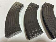 (3) AK Style 30 Round Magazines 7.62x39